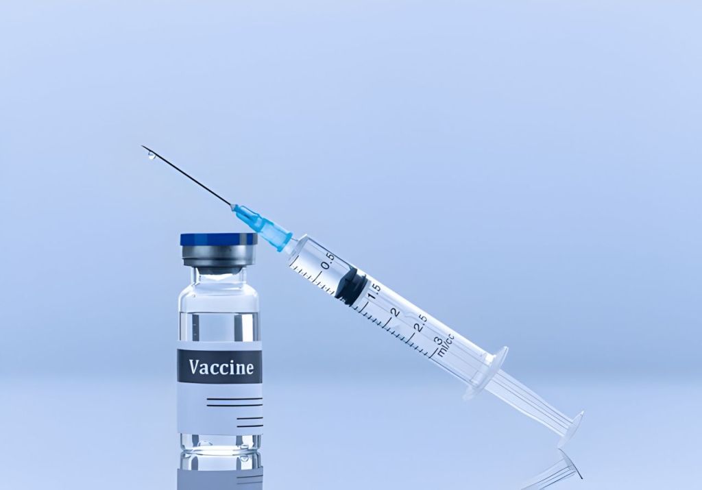 Vaccination Flacon avec seringue