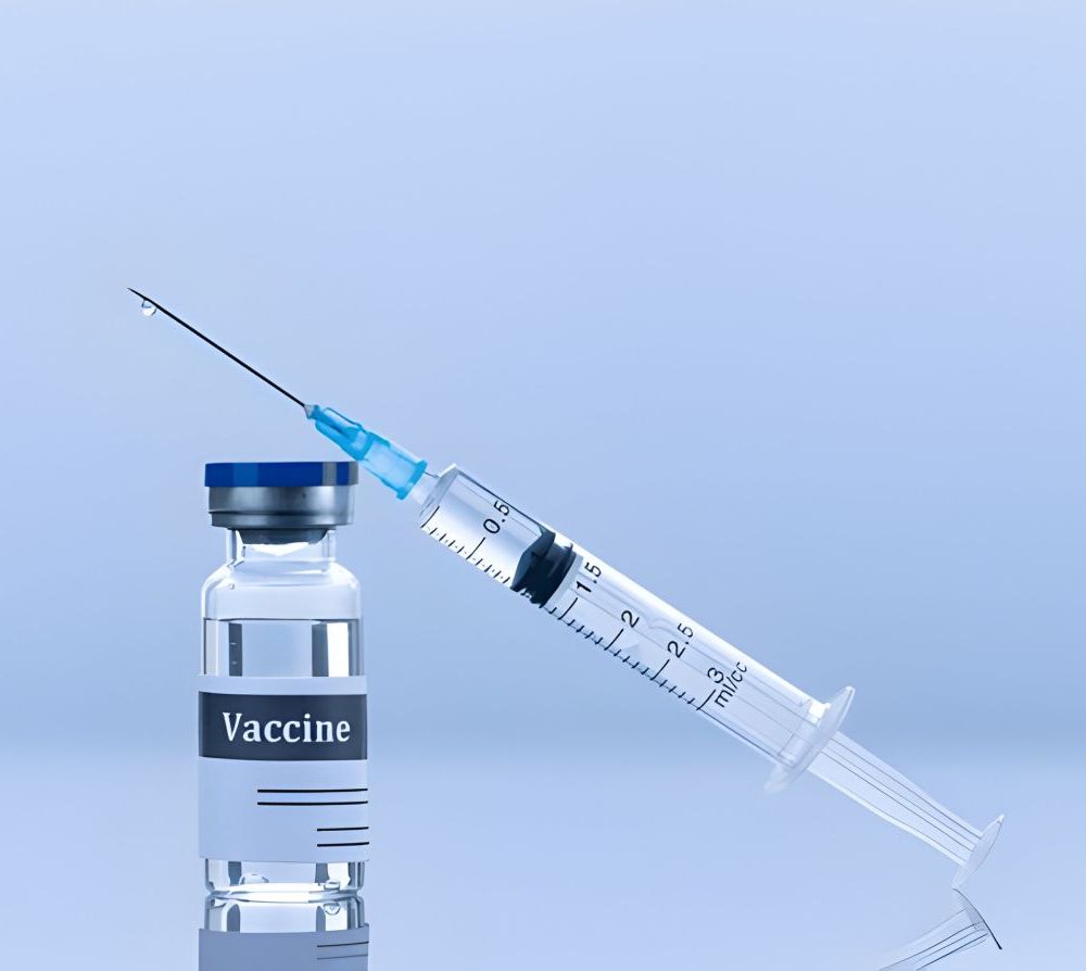 Vaccination Flacon avec seringue